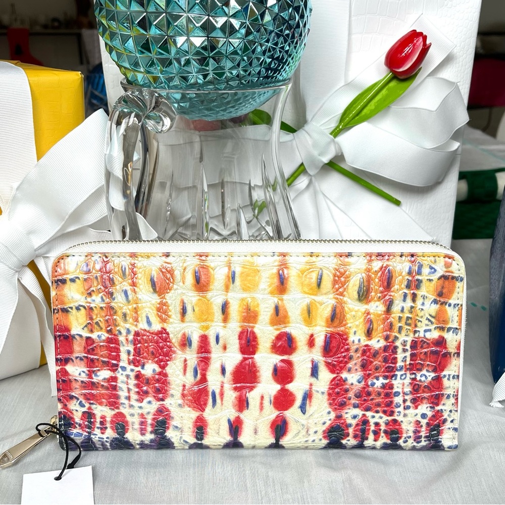 Brahmin wristlet/clutch